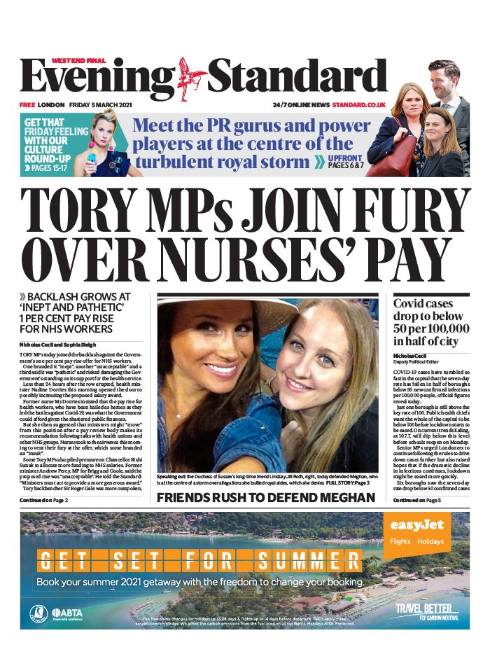 Evening Standard 05 mars 2021 Abonnement London Evening Standard Pas Cher avec le BOUQUET ePresse.fr