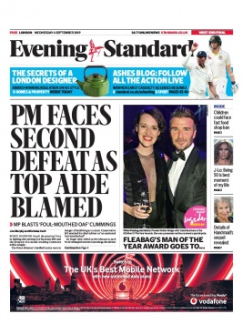 Evening Standard N°20190904 du 04 septembre 2019 à télécharger sur iPad
