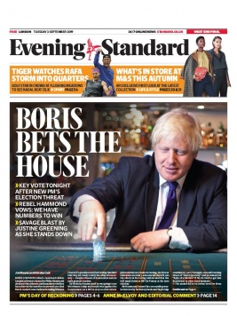 Evening Standard N°20190903 du 03 septembre 2019 à télécharger sur iPad