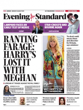 Evening Standard N°20190812 du 12 août 2019 à télécharger sur iPad