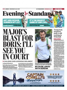 Evening Standard N°20190710 du 10 juillet 2019 à télécharger sur iPad