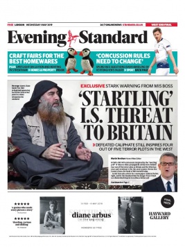 Evening Standard N°20190501 du 01 mai 2019 à télécharger sur iPad