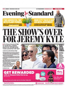 Evening Standard N°20190515 du 15 mai 2019 à télécharger sur iPad