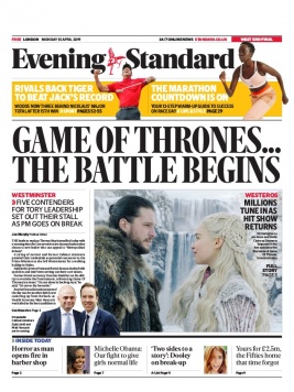 Evening Standard N°20190415 du 15 avril 2019 à télécharger sur iPad