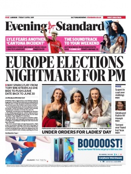 Evening Standard N°20190405 du 05 avril 2019 à télécharger sur iPad