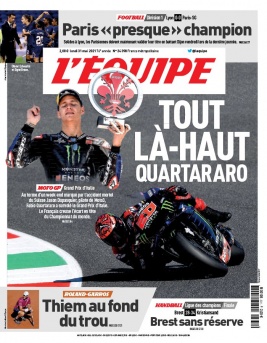 L'Equipe 31 mai 2021 L'Equipe N°24398 du 31 mai 2021 à télécharger sur iPad