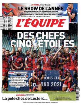 L'Equipe 23 mai 2021 L'Equipe N°24390 du 23 mai 2021 à télécharger sur iPad