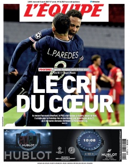 L'Equipe 14 avril 2021 L'Equipe N°24352 du 14 avril 2021 à télécharger sur iPad