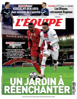 L'Equipe 13 avril 2021 L'Equipe N°24351 du 13 avril 2021 à télécharger sur iPad
