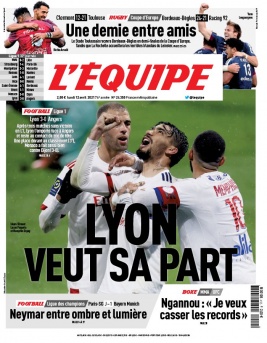 L'Equipe 12 avril 2021 L'Equipe N°24350 du 12 avril 2021 à télécharger sur iPad