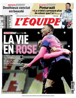 L'Equipe 22 mars 2021 L'Equipe N°24329 du 22 mars 2021 à télécharger sur iPad