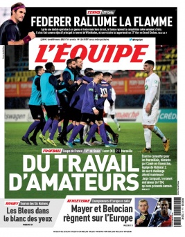 L'Equipe 08 mars 2021 L'Equipe N°24315 du 08 mars 2021 à télécharger sur iPad