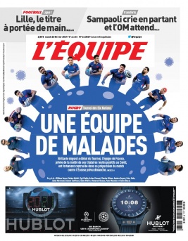 L'Equipe 23 février 2021 L'Equipe N°24302 du 23 février 2021 à télécharger sur iPad