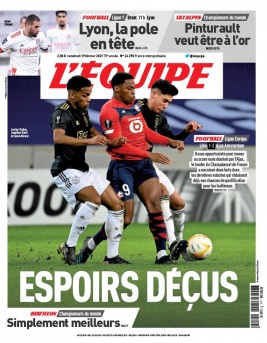 L'Equipe 19 février 2021 L'Equipe N°24298 du 19 février 2021 à télécharger sur iPad
