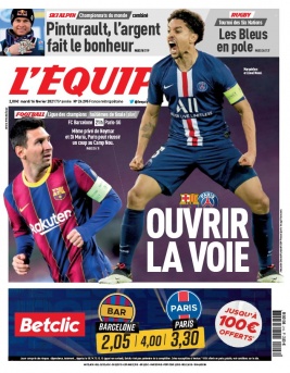 L'Equipe 16 février 2021 L'Equipe N°24295 du 16 février 2021 à télécharger sur iPad
