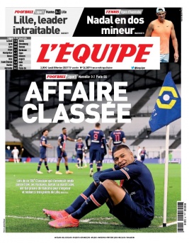 L'Equipe 08 février 2021 L'Equipe N°24287 du 08 février 2021 à télécharger sur iPad