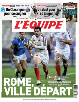 L'Equipe 06 février 2021 L'Equipe N°24285 du 06 février 2021 à télécharger sur iPad