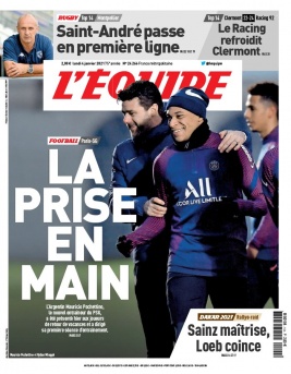 L'Equipe 04 janvier 2021 L'Equipe N°24266 du 04 janvier 2021 à télécharger sur iPad