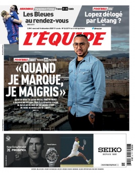 L'Equipe 16 décembre 2020 L'Equipe N°24247 du 16 décembre 2020 à télécharger sur iPad
