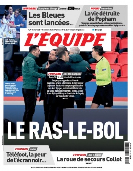 L'Equipe 09 décembre 2020 L'Equipe N°24240 du 09 décembre 2020 à télécharger sur iPad