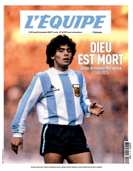 L'Equipe 26 novembre 2020 L'Equipe N°24227 du 26 novembre 2020 à télécharger sur iPad