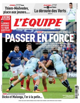 L'Equipe 22 novembre 2020 L'Equipe N°24223 du 22 novembre 2020 à télécharger sur iPad