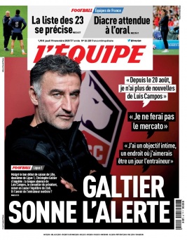 L'Equipe 19 novembre 2020 L'Equipe N°24220 du 19 novembre 2020 à télécharger sur iPad