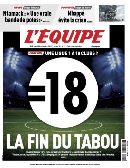 L'Equipe 10 novembre 2020 L'Equipe N°24211 du 10 novembre 2020 à télécharger sur iPad