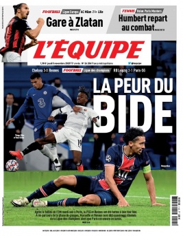 L'Equipe 05 novembre 2020 L'Equipe N°24206 du 05 novembre 2020 à télécharger sur iPad
