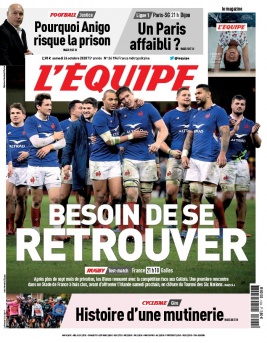 L'Equipe 24 octobre 2020 L'Equipe N°24194 du 24 octobre 2020 à télécharger sur iPad