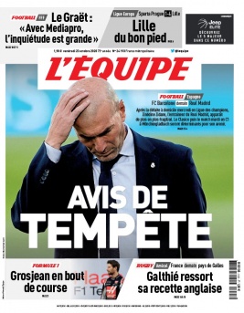 L'Equipe 23 octobre 2020 L'Equipe N°24193 du 23 octobre 2020 à télécharger sur iPad