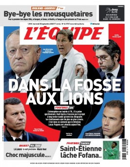 L'Equipe 30 septembre 2020 L'Equipe N°24170 du 30 septembre 2020 à télécharger sur iPad