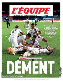 L'Equipe 13 août 2020 L'Equipe N°24122 du 13 août 2020 à télécharger sur iPad