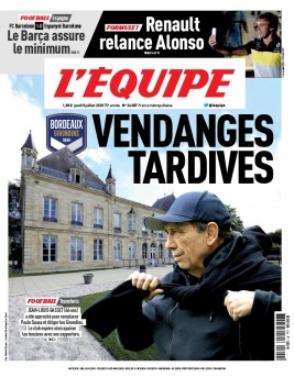 L'Equipe 09 juillet 2020 L'Equipe N°24087 du 09 juillet 2020 à télécharger sur iPad