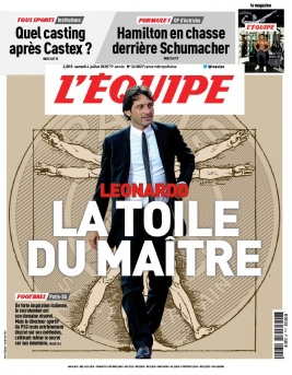 L'Equipe 04 juillet 2020 L'Equipe N°24082 du 04 juillet 2020 à télécharger sur iPad
