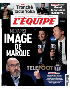 L'Equipe 03 juin 2020 L'Equipe N°24051 du 03 juin 2020 à télécharger sur iPad