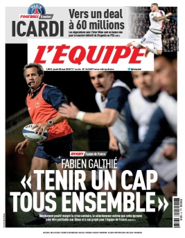L'Equipe 28 mai 2020 L'Equipe N°24045 du 28 mai 2020 à télécharger sur iPad