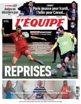 L'Equipe 24 mai 2020 L'Equipe N°24041 du 24 mai 2020 à télécharger sur iPad