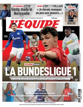 L'Equipe 23 mai 2020 L'Equipe N°24040 du 23 mai 2020 à télécharger sur iPad