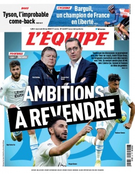 L'Equipe 20 mai 2020 L'Equipe N°24037 du 20 mai 2020 à télécharger sur iPad