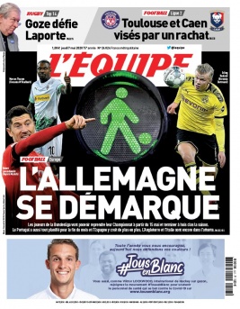 L'Equipe 07 mai 2020 L'Equipe N°24024 du 07 mai 2020 à télécharger sur iPad