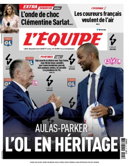 L'Equipe 05 avril 2020 L'Equipe N°23993 du 05 avril 2020 à télécharger sur iPad