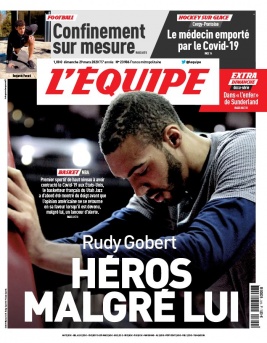 L'Equipe 29 mars 2020 L'Equipe N°23986 du 29 mars 2020 à télécharger sur iPad