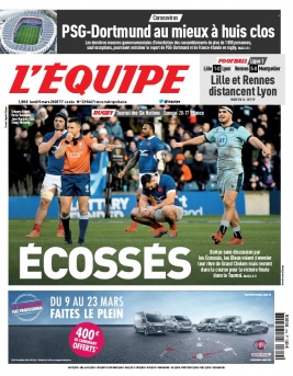 L'Equipe 09 mars 2020 L'Equipe N°23966 du 09 mars 2020 à télécharger sur iPad
