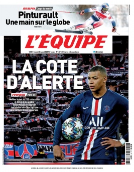 L'Equipe 03 mars 2020 L'Equipe N°23960 du 03 mars 2020 à télécharger sur iPad