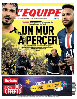 L'Equipe 18 février 2020 L'Equipe N°23946 du 18 février 2020 à télécharger sur iPad