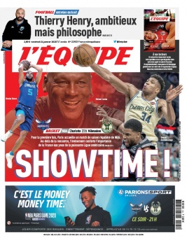 L'Equipe 24 janvier 2020 L'Equipe N°23921 du 24 janvier 2020 à télécharger sur iPad