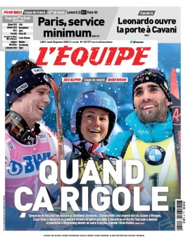L'Equipe 20 janvier 2020 L'Equipe N°23917 du 20 janvier 2020 à télécharger sur iPad
