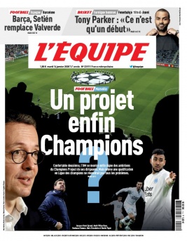L'Equipe 14 janvier 2020 L'Equipe N°23911 du 14 janvier 2020 à télécharger sur iPad