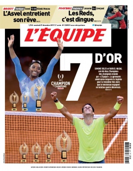 L'Equipe 27 décembre 2019 L'Equipe N°23893 du 27 décembre 2019 à télécharger sur iPad